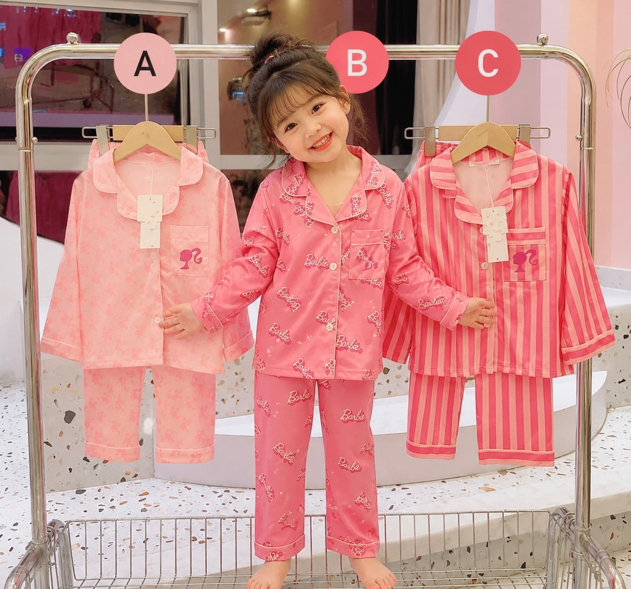 Pink Barbie Pyjamas