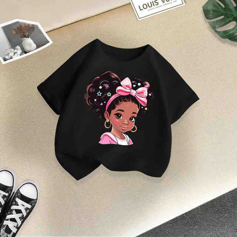 Girls Cartoon Print Tee