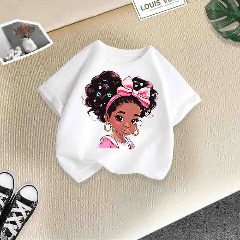 Girls Cartoon Print Tee