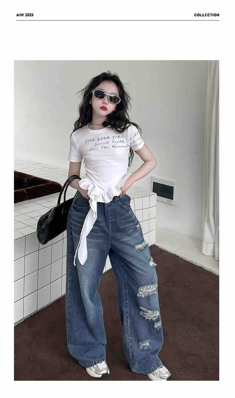 Two-Piece Luxury Big Girls Set
