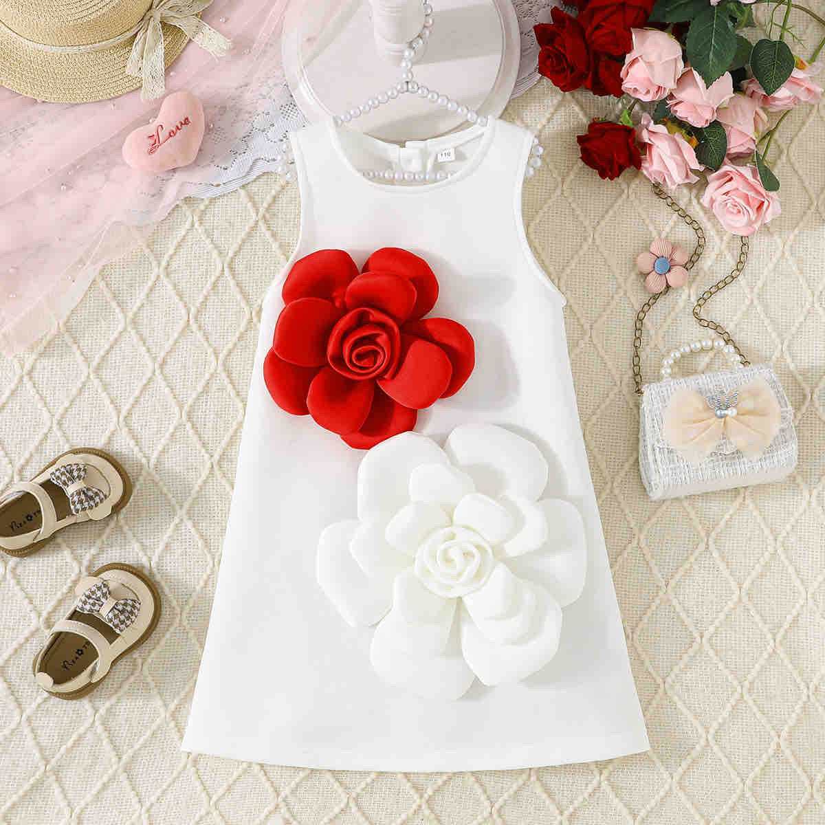 White luxury princess party gown