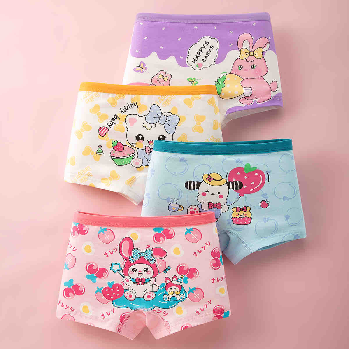 Girls Boxers Underwear 2-piece